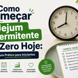 Como Começar o Jejum Intermitente do Zero Hoje: O Guia Prático para Iniciantes