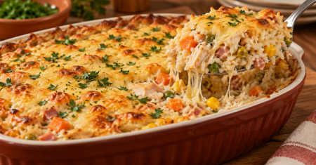 Arroz de Forno Simples e Cremoso: Receita Fácil para Aproveitar Sobras